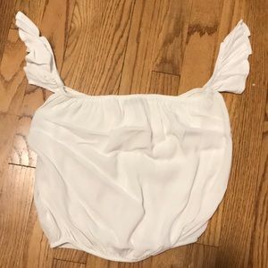 Brandy Melville Off-the-shoulder Crop Top